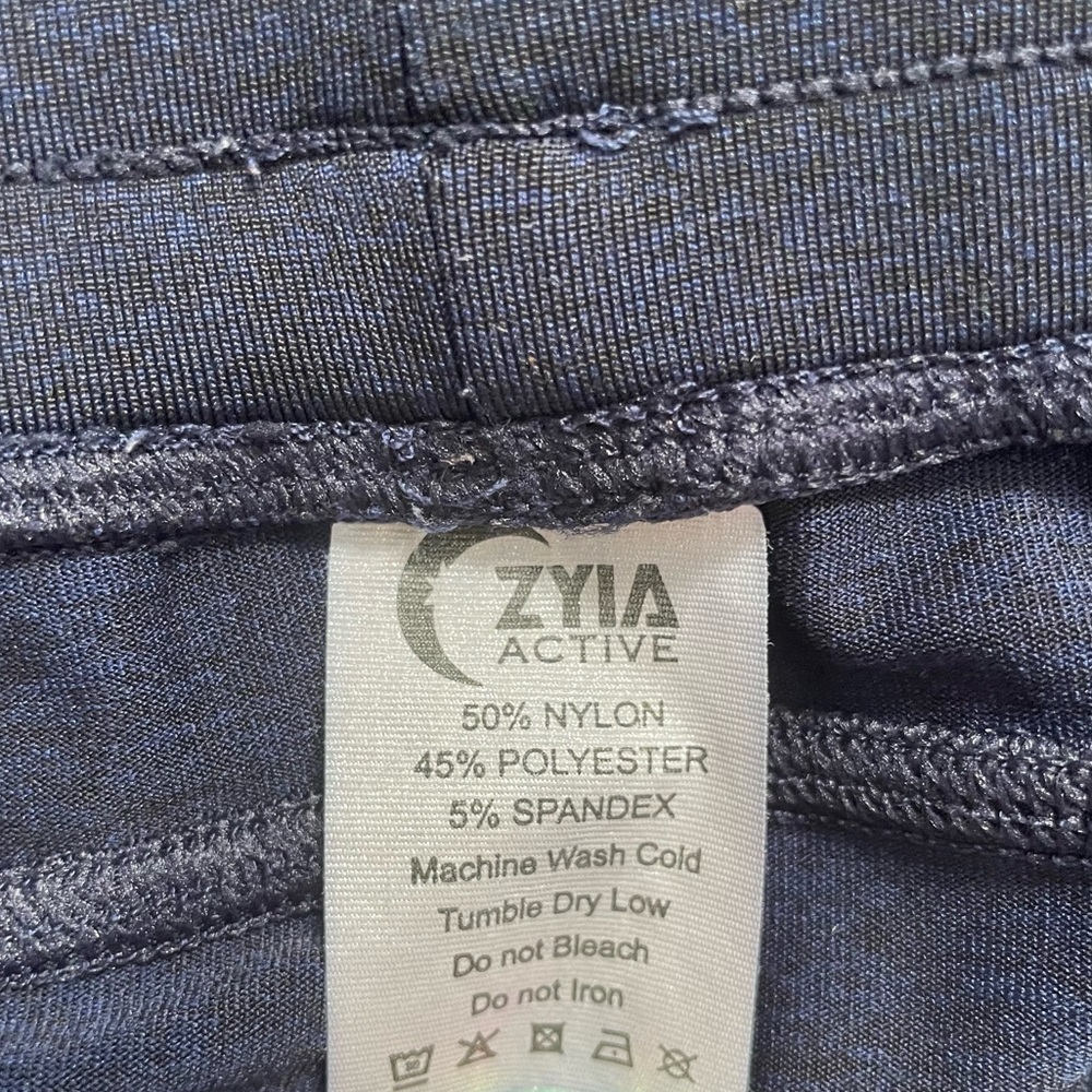 Zyia Women's Cozy Joggers Athletic Comfort Pants Navy Blue, Size XXL - Picture 5 of 6